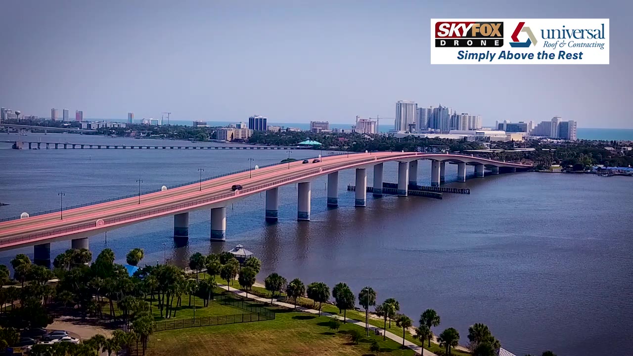 SKYFOX Drone: Beautiful and historic bridges in Daytona Beach and Sanford